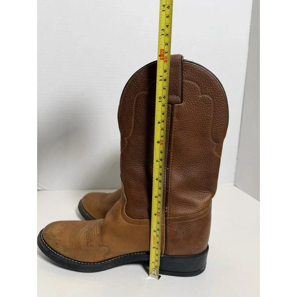 Tony Lama Boots Size 8B Women's Tan Cowboy Western Style VL 3000